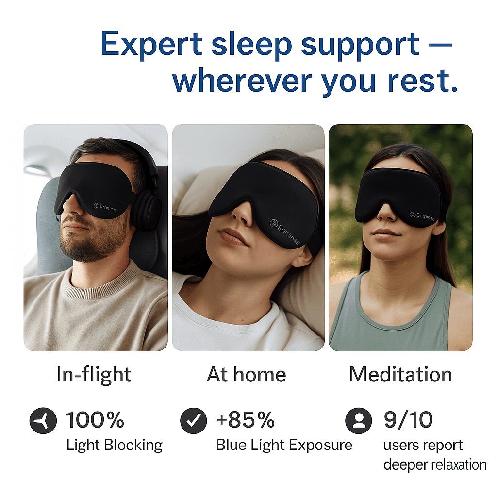 BlueEase™ 3D Eye Mask — Total Comfort & Blue Light Relief - silentrise