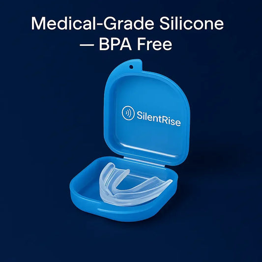 SilentEase™ Guard — Mouth Guard for Snoring Relief & Teeth Grinding Protection (White or Blue Box) - silentrise