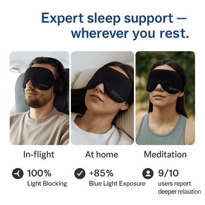 BlueEase™ 3D Eye Mask — Total Comfort & Blue Light Relief - silentrise