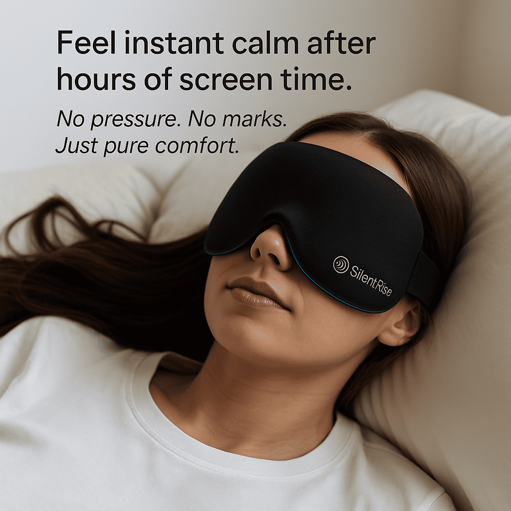 BlueEase™ 3D Eye Mask — Total Comfort & Blue Light Relief - silentrise