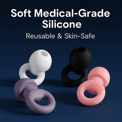 SilentEase™ EarPods — Soft Silicone Earplugs for Sleeping, Swimming & Noise Reduction - silentrise