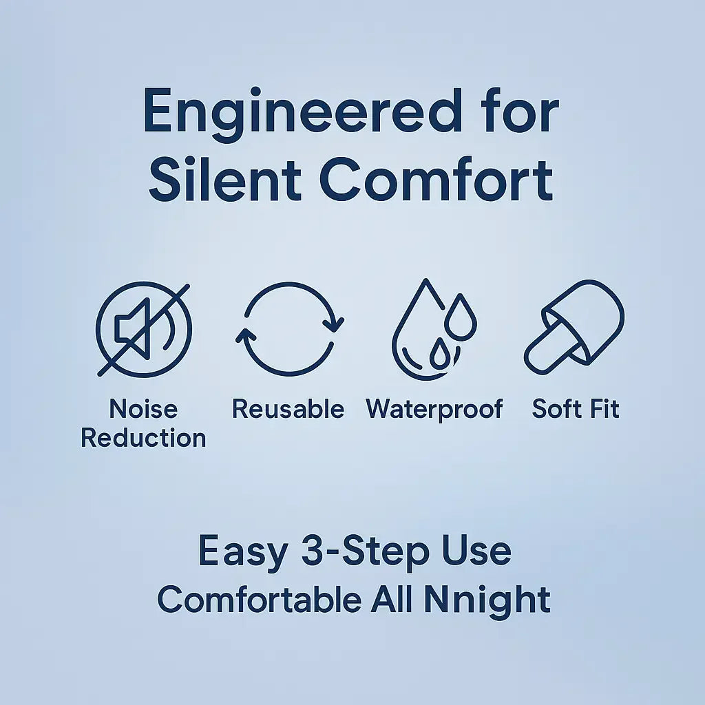 SilentEase™ EarPods — Soft Silicone Earplugs for Sleeping, Swimming & Noise Reduction - silentrise
