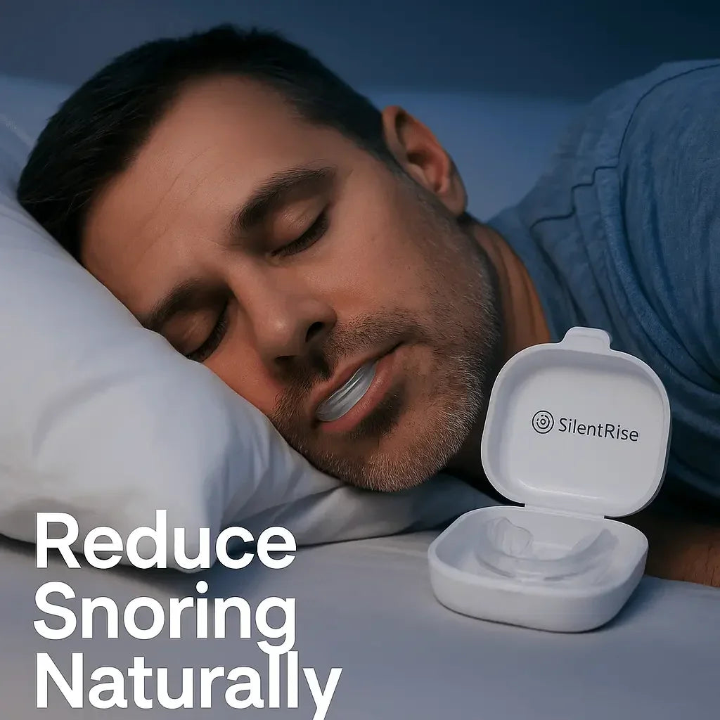 SilentEase™ Guard — Mouth Guard for Snoring Relief & Teeth Grinding Protection (White or Blue Box) - silentrise
