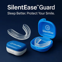 SilentEase™ Guard — Mouth Guard for Snoring Relief & Teeth Grinding Protection (White or Blue Box)