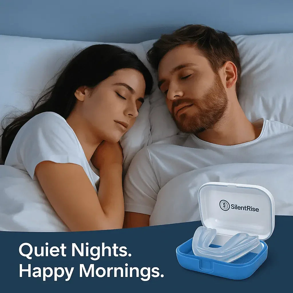 SilentEase™ Guard — Mouth Guard for Snoring Relief & Teeth Grinding Protection (White or Blue Box) - silentrise