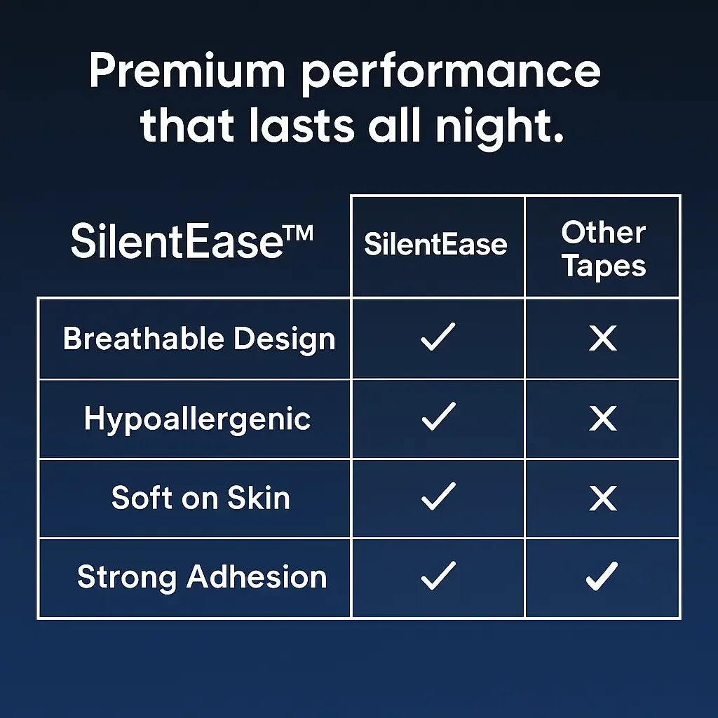 SilentEase™ – Medical - Grade Nasal Strips (30/60 pcs) - silentrise