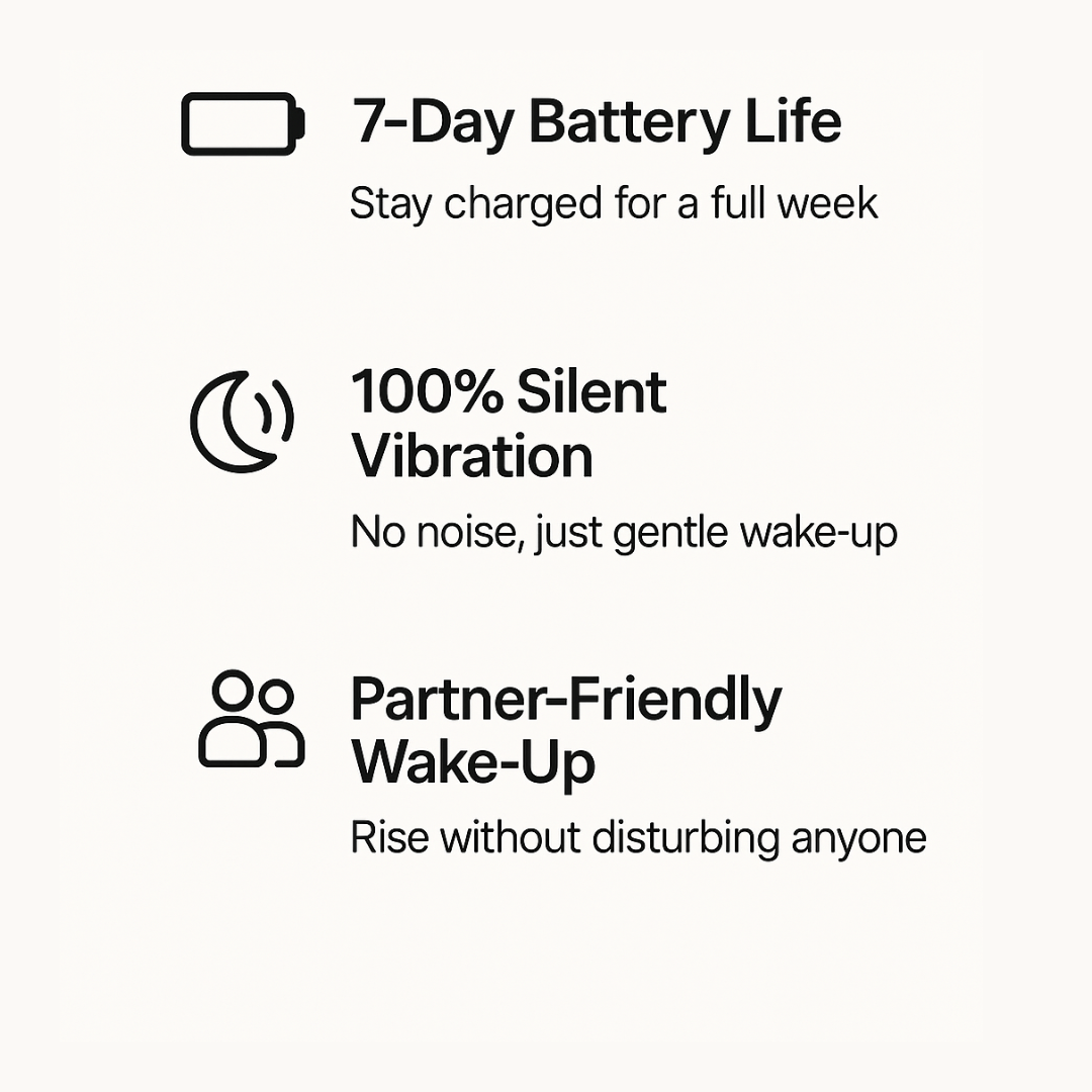 SilentRise™ — The Smart Vibration Alarm Watch - silentrise