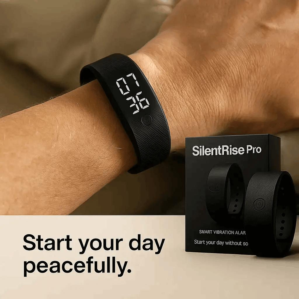 SilentRise Vibration Alarm Watch - Smart Wake - Up Solution - silentrise