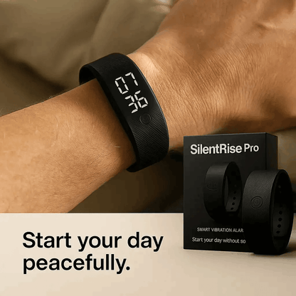 SilentRise Vibration Alarm Watch - Smart Wake - Up Solution - silentrise