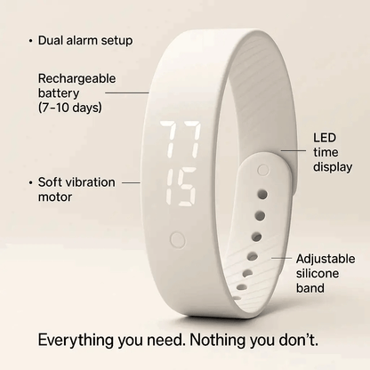 SilentRise Vibration Alarm Watch - Smart Wake - Up Solution - silentrise