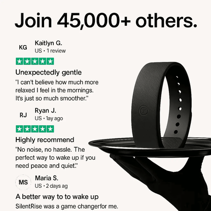 SilentRise Vibration Alarm Watch - Smart Wake - Up Solution - silentrise